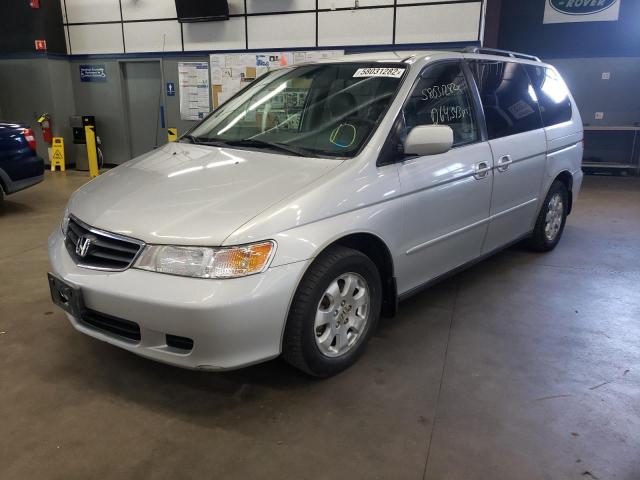 5FNRL18014B057744 - 2004 HONDA ODYSSEY EX SILVER photo 2