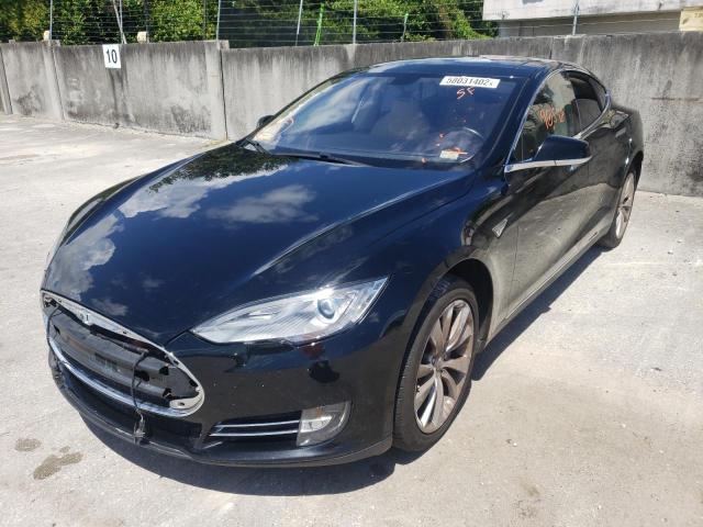 5YJSA1S15EFP47457 - 2014 TESLA MODEL S Qara foto 2