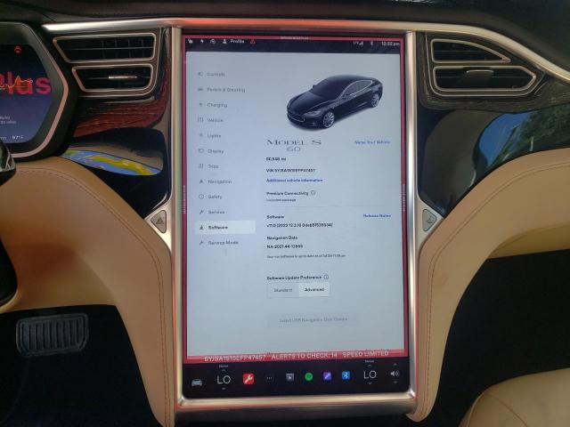 5YJSA1S15EFP47457 - 2014 TESLA MODEL S Qara foto 8