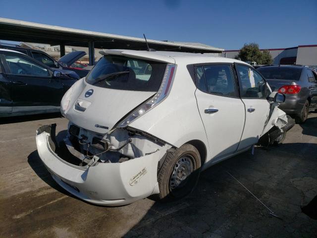 1N4AZ0CPXFC312617 - 2015 NISSAN LEAF S WHITE photo 4