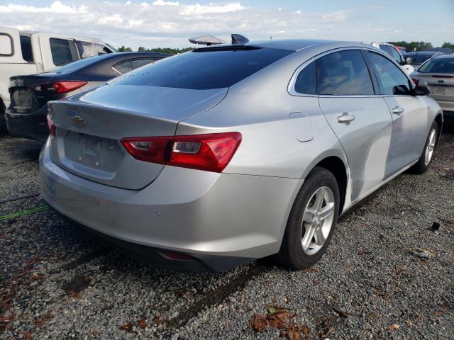 1G1ZB5ST1MF057907 - 2021 CHEVROLET MALIBU LS SILVER photo 4