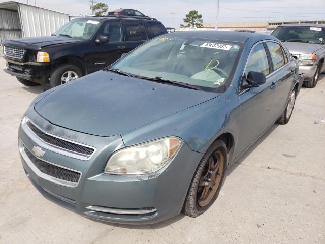 1G1ZG57B39F259415 - 2009 CHEVROLET MALIBU LS BLUE photo 2