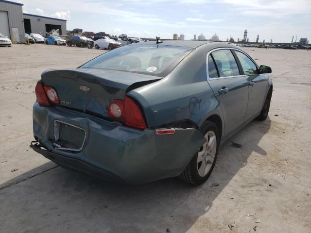 1G1ZG57B39F259415 - 2009 CHEVROLET MALIBU LS BLUE photo 4