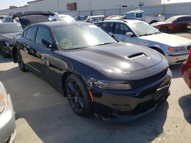 2C3CDXHG1KH579370 - 2019 DODGE CHARGER GT BLACK photo 1