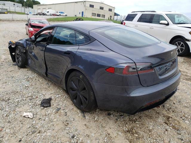 5YJSA1E51MF440011 - 2021 TESLA MODEL S Մոխրագույն լուսանկար 3