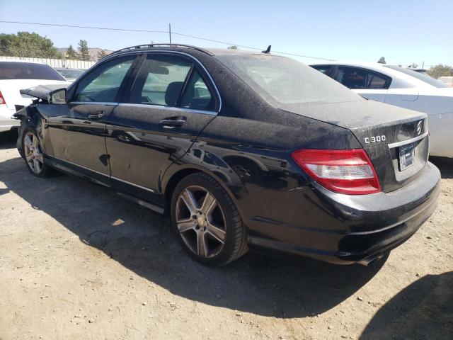 WDDGF5EB8AF419433 - 2010 MERCEDES-BENZ C-CLASS BLACK photo 3