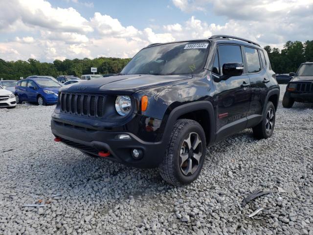 ZACNJDC18NPN68008 - 2022 JEEP RENEGADE T BLACK photo 2