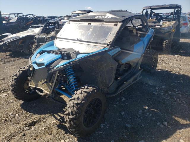 3JBVGAY47MK001128 - 2021 CAN-AM MAVERICK X BLUE photo 2