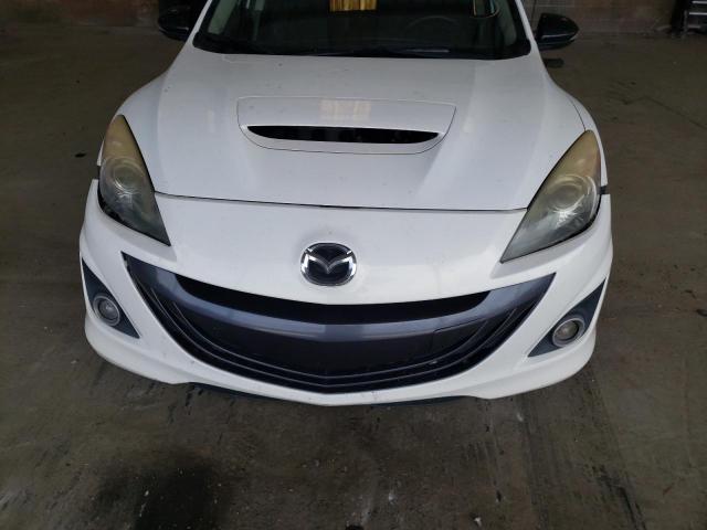 JM1BL1L32D1763147 - 2013 MAZDA SPEED 3 WHITE photo 9