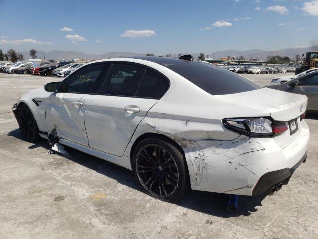 WBS83CH03MCF77637 - 2021 BMW M5 WHITE photo 3