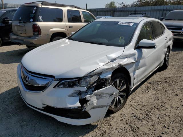 19UUB1F54GA002361 - 2016 ACURA TLX TECH WHITE photo 2