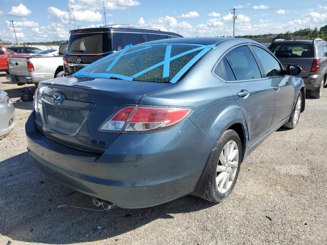 1YVHZ8DH6C5M36893 - 2012 MAZDA 6 I GRAY photo 4