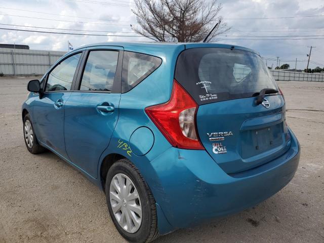 3N1CE2CP4EL351820 - 2014 NISSAN VERSA NOTE BLUE photo 3