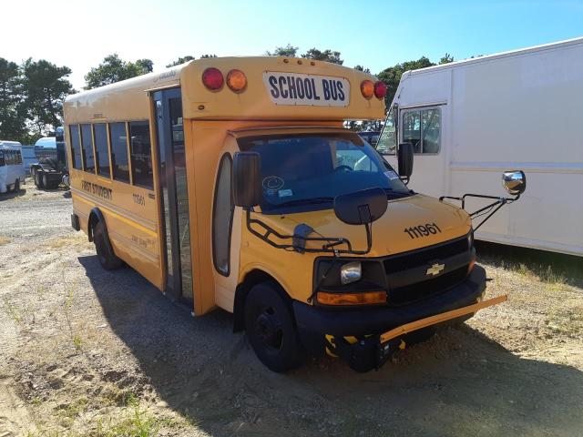 1GB3G3BG1B1176772 - 2011 CHEVROLET EXPRESS G3 YELLOW photo 1