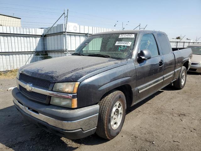 2GCEC19V141308984 - 2004 CHEVROLET SILVERADO BLACK photo 2