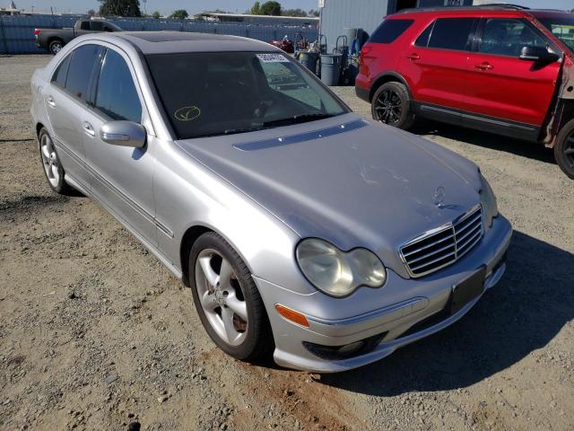 WDBRF40JX5A793376 - 2005 MERCEDES-BENZ C 230K SPO SILVER photo 1