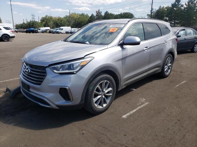 KM8SM4HF6KU310660 - 2019 HYUNDAI SANTA FE X SILVER photo 2