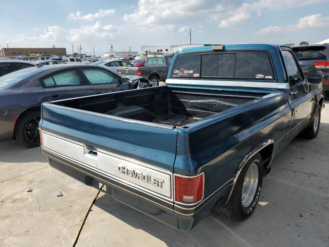 1GCDC14H4ES112567 - 1984 CHEVROLET C10 TEAL photo 4