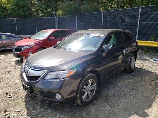 5J8TB4H58DL002003 - 2013 ACURA RDX TECHNO GRAY photo 2