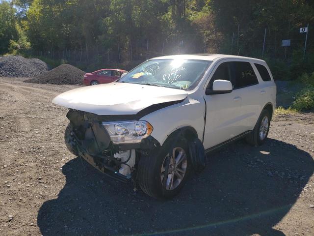 1D4RE2GG6BC616135 - 2011 DODGE DURANGO EX WHITE photo 2