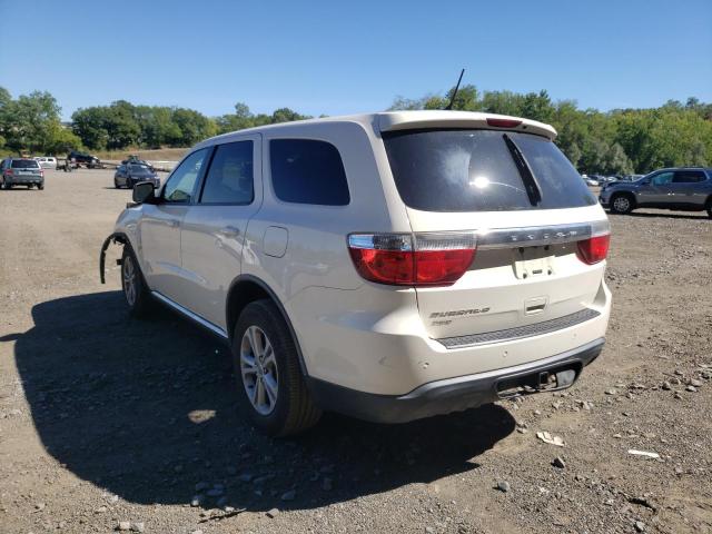 1D4RE2GG6BC616135 - 2011 DODGE DURANGO EX WHITE photo 3