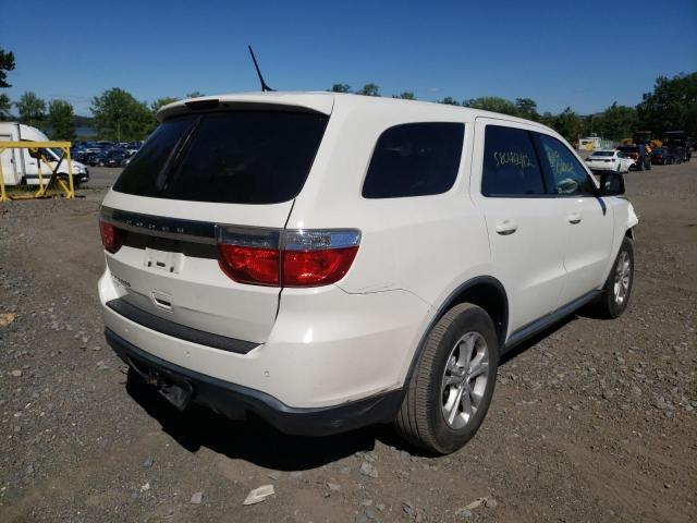 1D4RE2GG6BC616135 - 2011 DODGE DURANGO EX WHITE photo 4