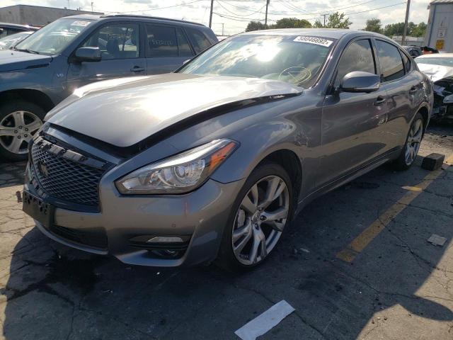 JN1BY1AR2GM271300 - 2016 INFINITI Q70 3.7 GRAY photo 2