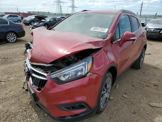 KL4CJ1SBXHB125919 - 2017 BUICK ENCORE SPO RED photo 2