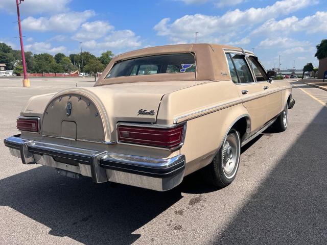 9W84F600175 - 1979 LINCOLN VERSAILLES BEIGE photo 4