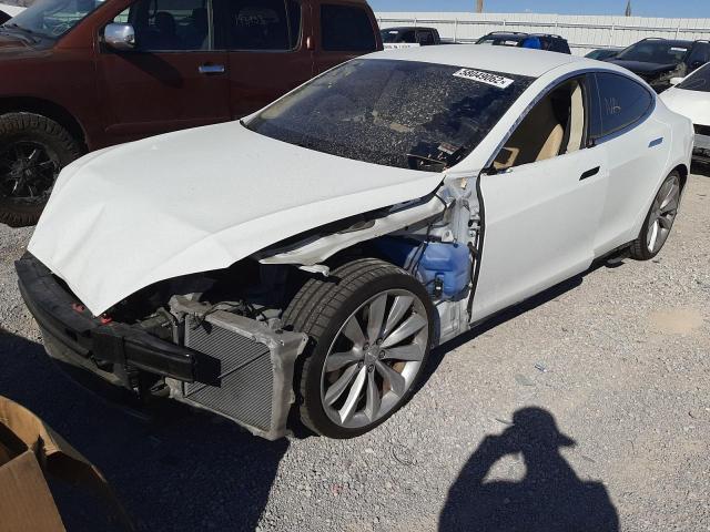 5YJSA1CP1DFP04607 - 2013 TESLA MODEL S Սպիտակ լուսանկար 2