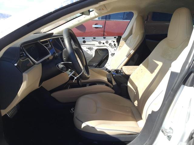 5YJSA1CP1DFP04607 - 2013 TESLA MODEL S Սպիտակ լուսանկար 5