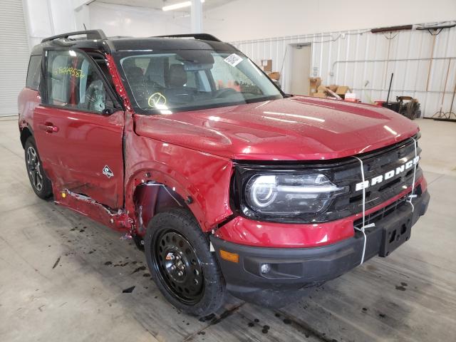 3FMCR9C67MRA79014 - 2021 FORD BRONCO SPO RED photo 1