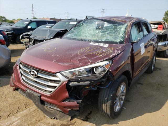 KM8J23A43HU296844 - 2017 HYUNDAI TUCSON SE BURGUNDY photo 2