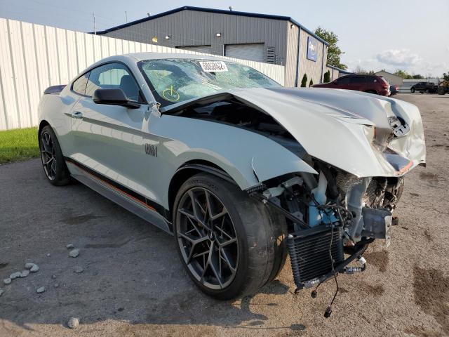 1FA6P8R06M5554486 - 2021 FORD MUSTANG MA GRAY photo 1