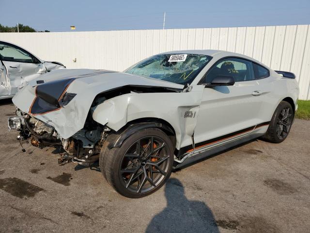 1FA6P8R06M5554486 - 2021 FORD MUSTANG MA GRAY photo 2