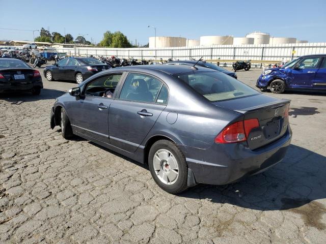 JHMFA36228S004759 - 2008 HONDA CIVIC HYBR GRAY photo 3