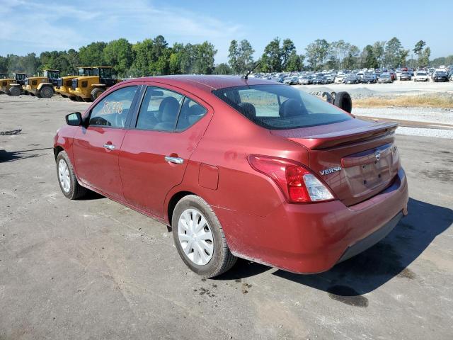 3N1CN7AP4HK411363 - 2017 NISSAN VERSA S RED photo 3