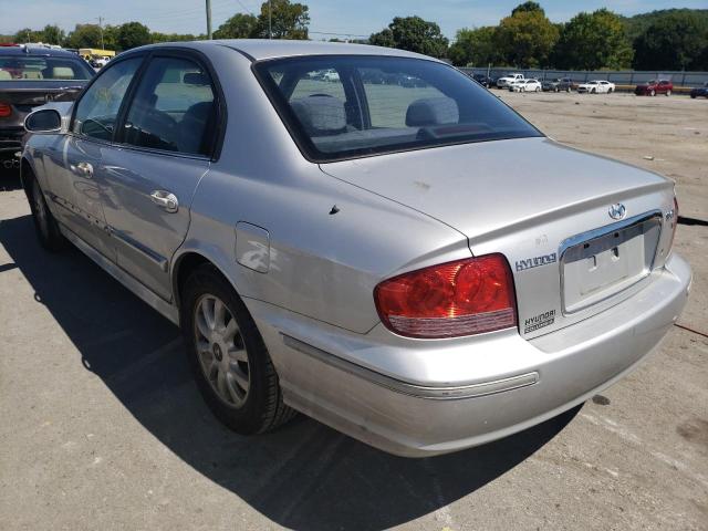 KMHWF35H95A105495 - 2005 HYUNDAI SONATA GLS SILVER photo 3