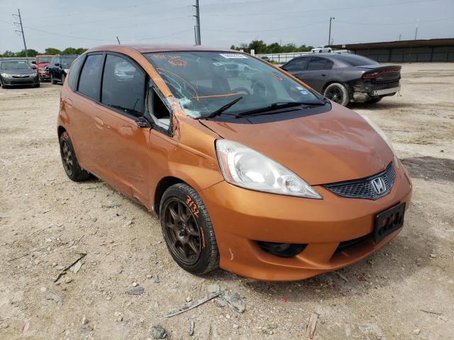 JHMGE88419S069317 - 2009 HONDA FIT SPORT ORANGE photo 1