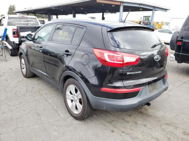 KNDPB3A25C7310876 - 2012 KIA SPORTAGE B BLACK photo 3