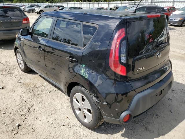 KNDJN2A27E7013831 - 2014 KIA SOUL BLACK photo 3