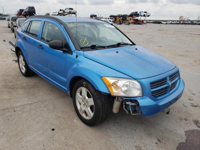 1B3HB48BX8D704223 - 2008 DODGE CALIBER SX BLUE photo 1