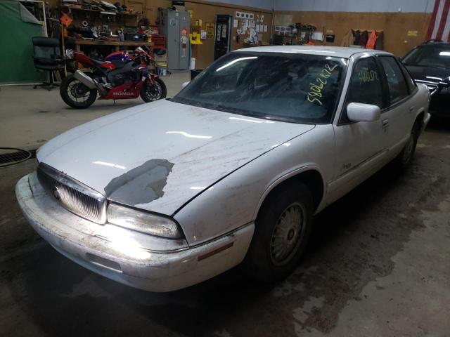 2G4WB52L4S1438452 - 1995 BUICK REGAL WHITE photo 2