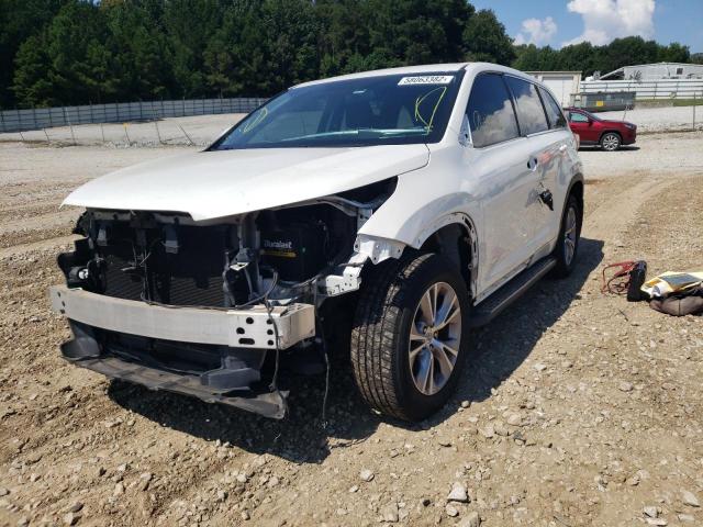 5TDBKRFH7FS200531 - 2015 TOYOTA HIGHLANDER WHITE photo 2