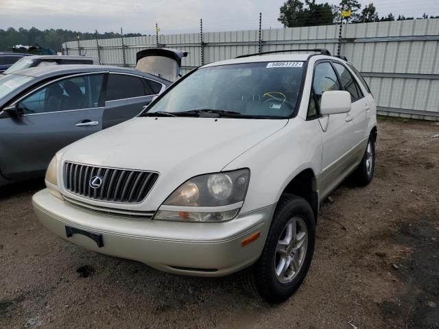 JT6GF10U0Y0052091 - 2000 LEXUS RX 300 WHITE photo 2