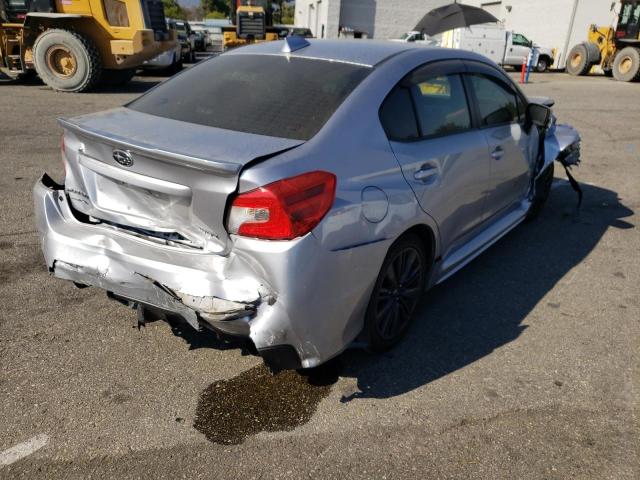 JF1VA1B64H9815146 - 2017 SUBARU WRX SILVER photo 4