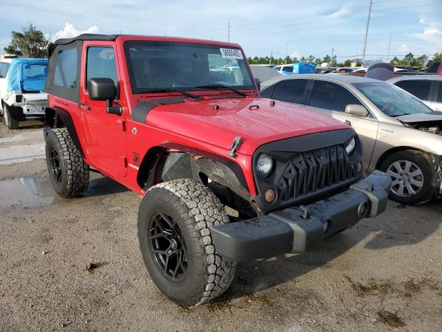 1J4AA2D11AL176310 - 2010 JEEP WRANGLER S RED photo 1