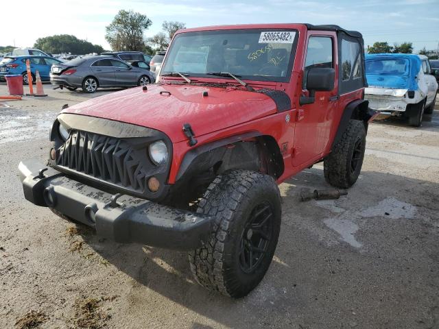 1J4AA2D11AL176310 - 2010 JEEP WRANGLER S RED photo 2