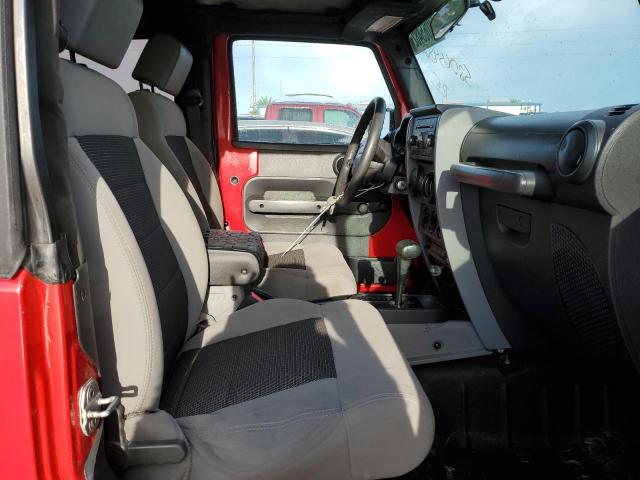 1J4AA2D11AL176310 - 2010 JEEP WRANGLER S RED photo 5