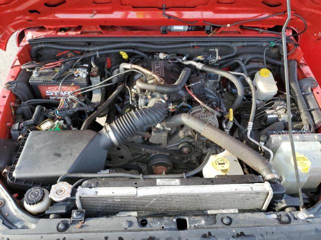 1J4AA2D11AL176310 - 2010 JEEP WRANGLER S RED photo 7